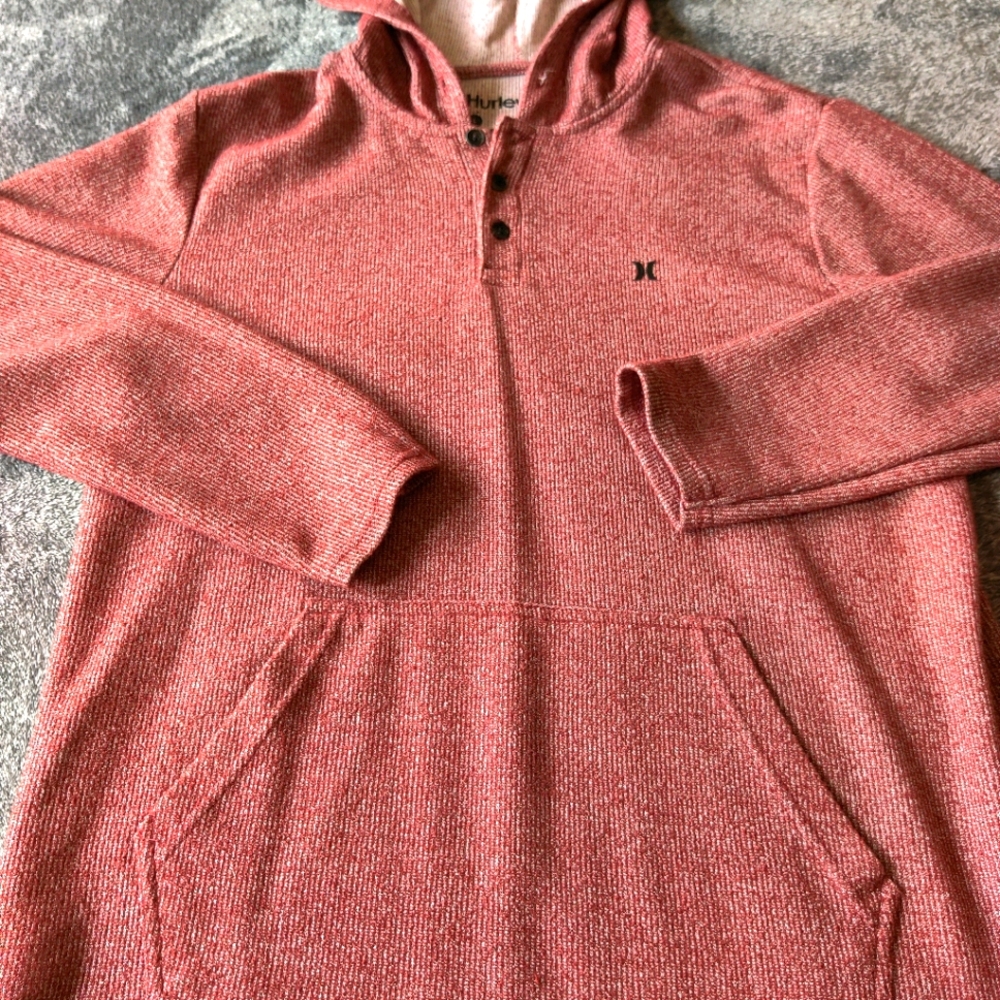 Long sleeve hurley hooded shirt